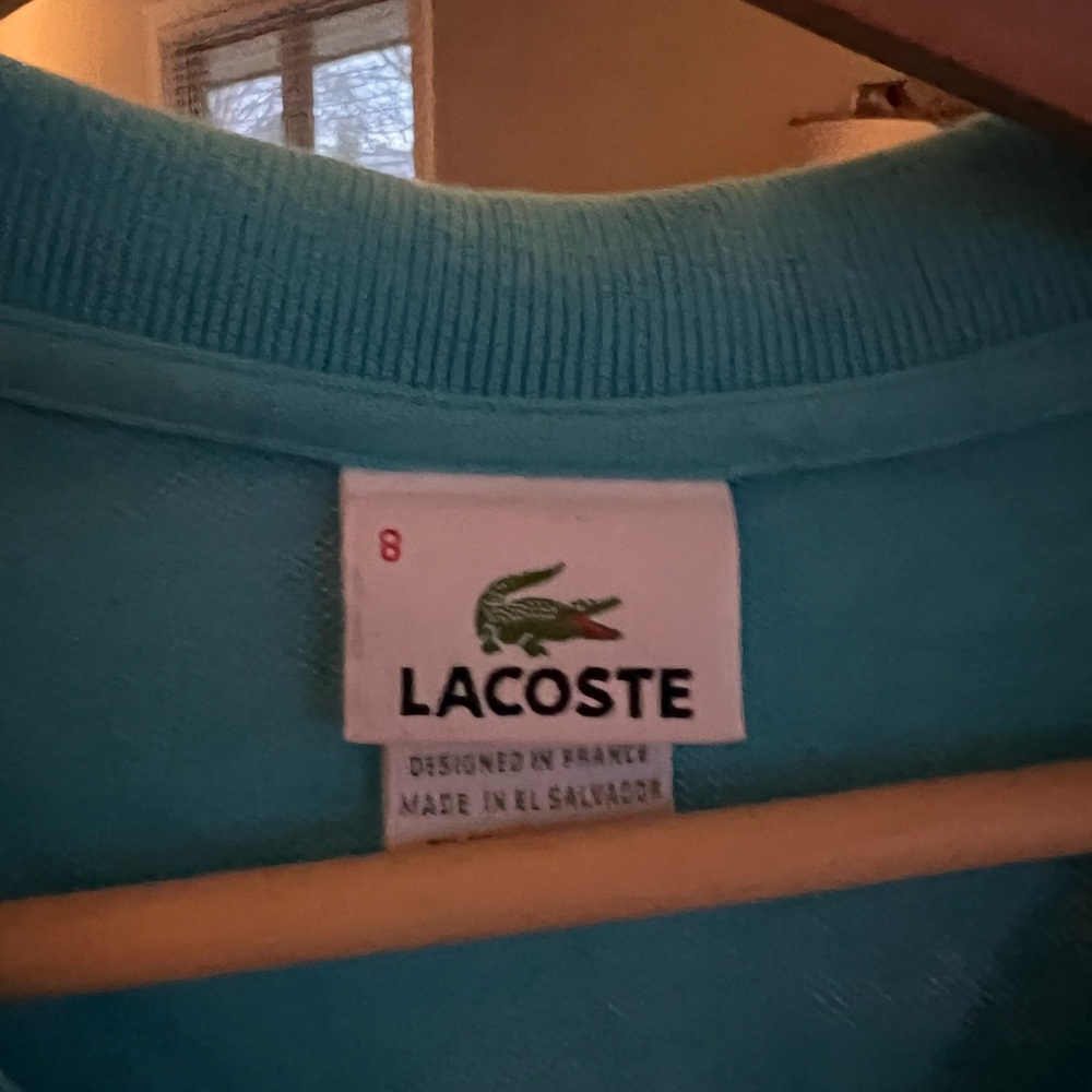 Lacoste Turquoise polo